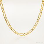 14k 2.75mm Flat Figaro Chain - Lifestyle View
