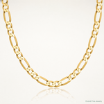 14k 5.25mm Flat Figaro Chain - Lifestyle View