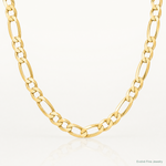 14k 10mm Flat Figaro Chain - Lifestyle View