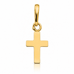 14k Madi K Children's Cross Pendant - Lifestyle View