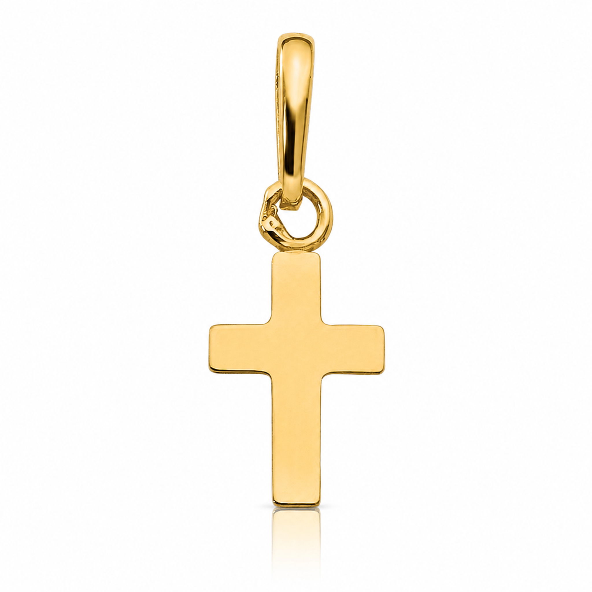 14k Madi K Children's Cross Pendant - Lifestyle View