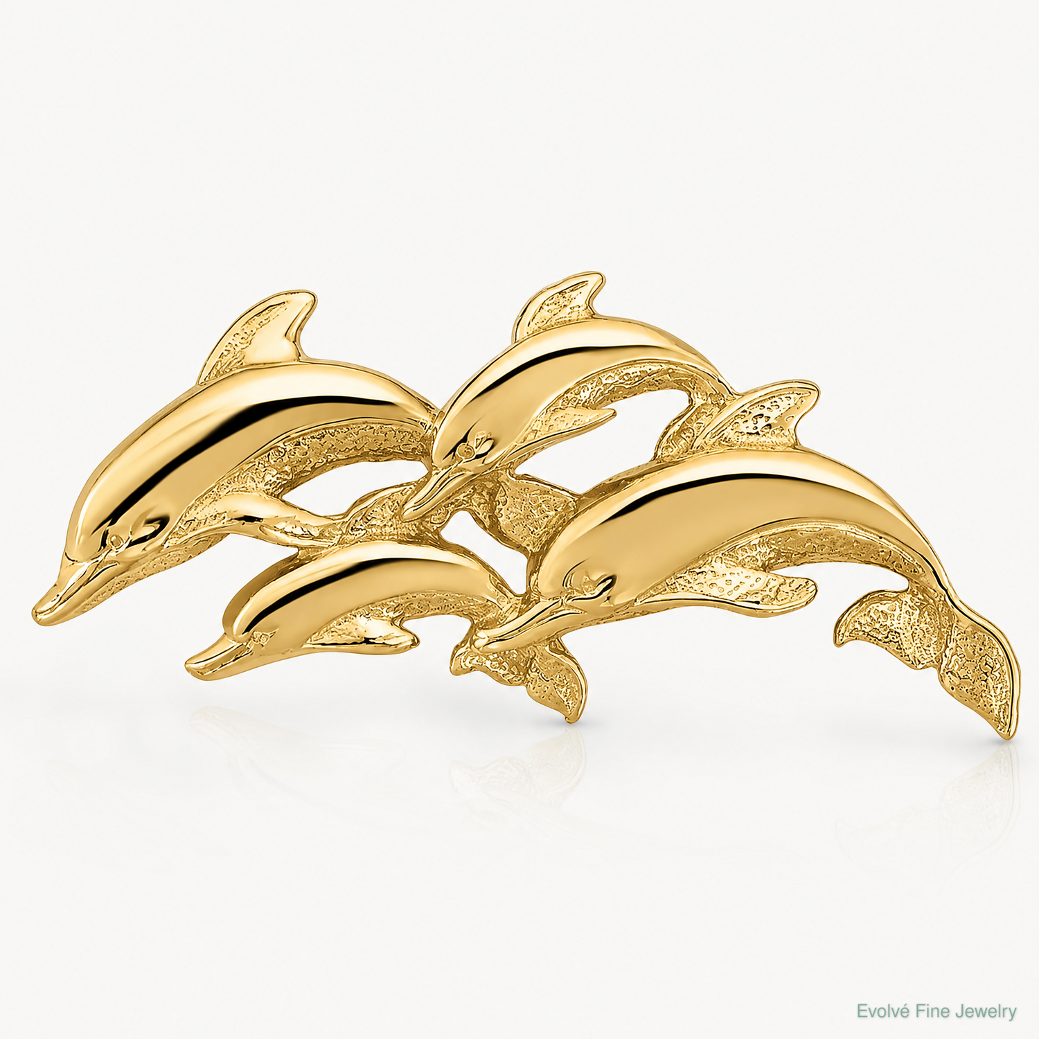 14k Dolphins Slide - Lifestyle View
