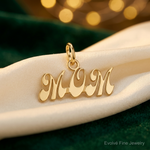 14k MOM Charm - Lifestyle View