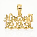 14k HAWAII NO KA OI Charm - Lifestyle View