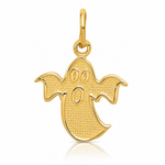 14k Ghost Charm - Lifestyle View