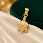 14K Turtle Pendant - Lifestyle View