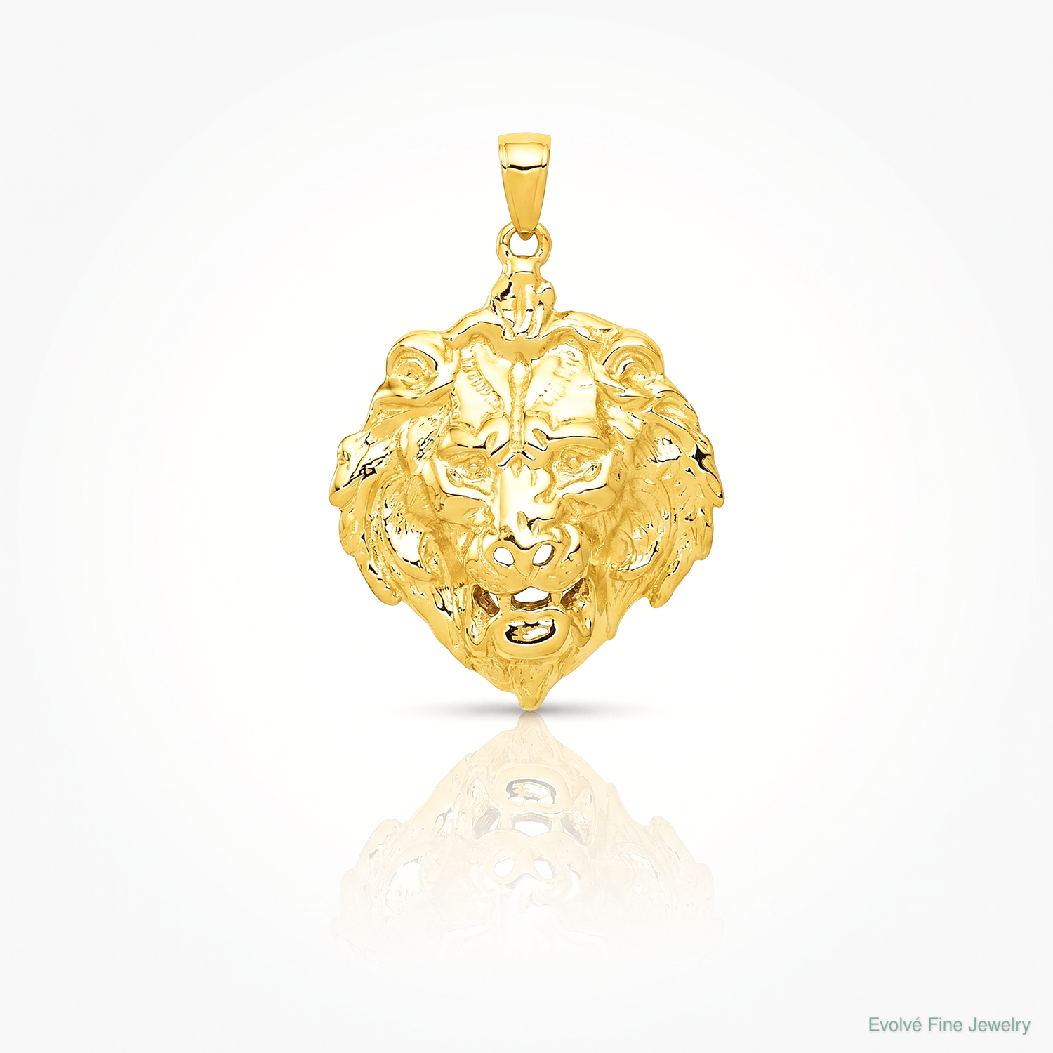 14k Lion Charm - Lifestyle View