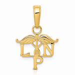 14k LPN Symbol Pendant - Lifestyle View