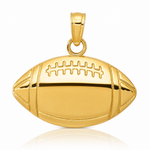 14k Football Charm - Lifestyle View