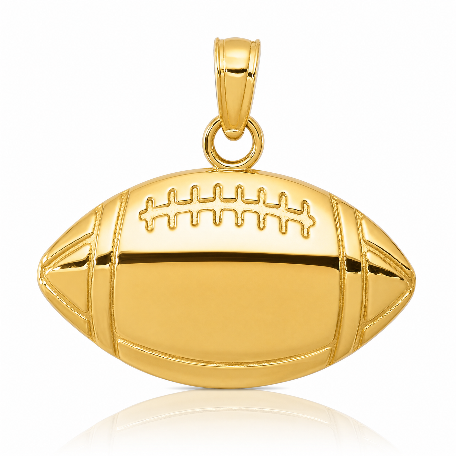 14k Football Charm - Lifestyle View