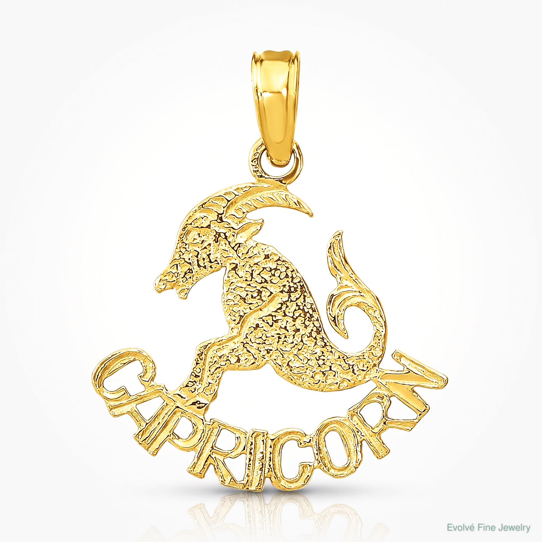 14K CAPRICORN Zodiac Charm - Lifestyle View
