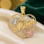 14k Two-tone w/White Rhodium 
