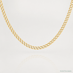 14k 3.1mm Lightweight Flat Cuban Chain - Lifestyle View