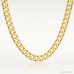 14k 7.2mm Lightweight Flat Cuban Chain - Lifestyle View