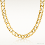 14k 8.3mm Lightweight Flat Cuban Chain - Lifestyle View
