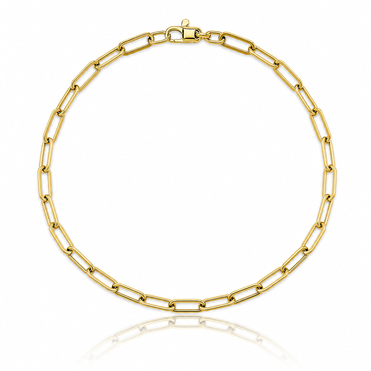 Leslie's 14K Polished Fancy Link with 1in ext Bracelet - Lifestyle View
