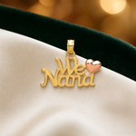 14k Two-Tone WE LOVE NANA Charm - Lifestyle View