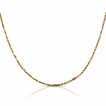 14k 1.8mm D/C Milano Rope Chain - Lifestyle View