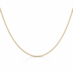 14k 1.15mm Rolo Pendant Chain - Lifestyle View