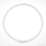 Sterling Silver 4.5mm Flat Anchor Chain - Lifestyle View
