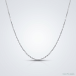 Sterling Silver .6mm Box Chain - Lifestyle View
