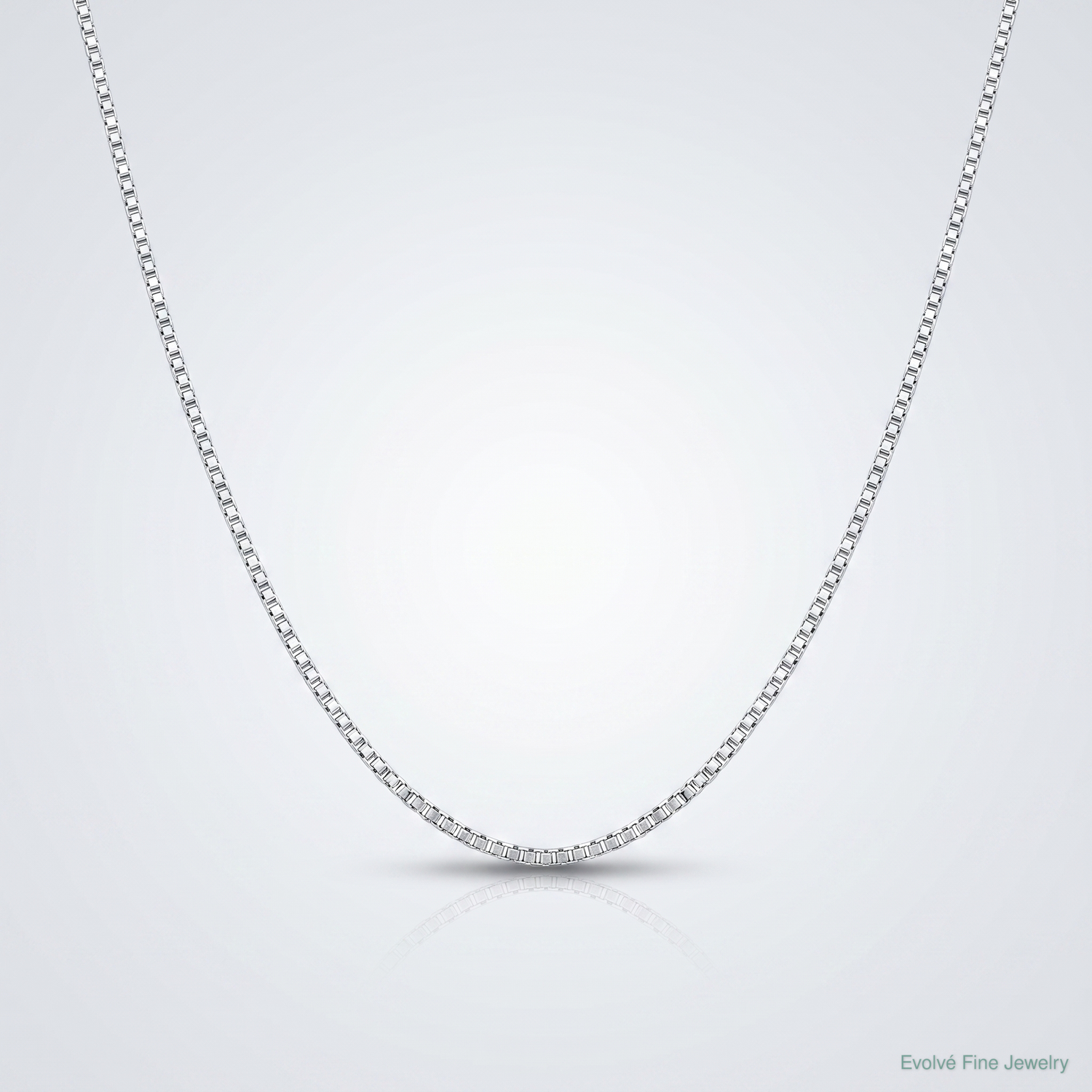 Sterling Silver .6mm Box Chain - Lifestyle View