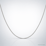 Sterling Silver .9mm Box Chain - Lifestyle View