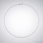 Sterling Silver .9mm Box Chain - Lifestyle View
