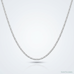 Sterling Silver 1.25mm Box Chain - Lifestyle View