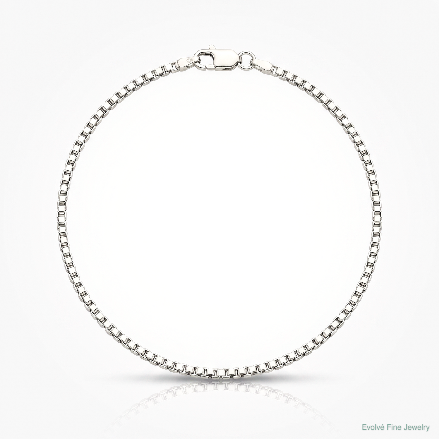 Sterling Silver 1.9mm Box Chain - Lifestyle View