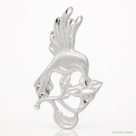Sterling Silver Hummingbird Charm - Lifestyle View