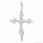 Sterling Silver Passion Cross Pendant - Lifestyle View