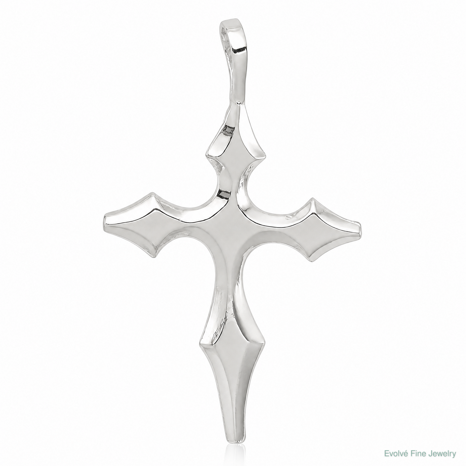 Sterling Silver Passion Cross Pendant - Lifestyle View