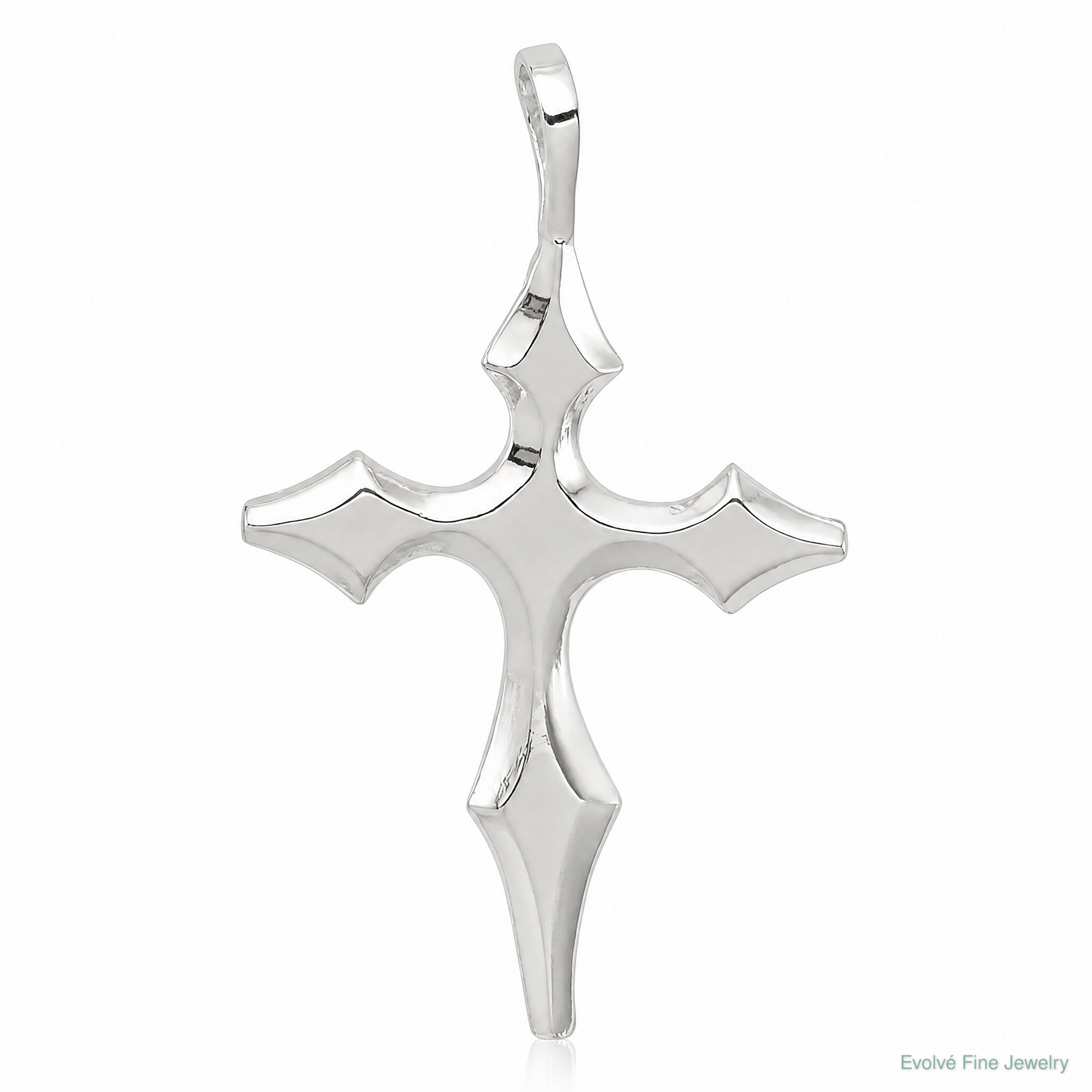 Sterling Silver Passion Cross Pendant - Lifestyle View