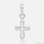 Sterling Silver Cross Pendant - Lifestyle View