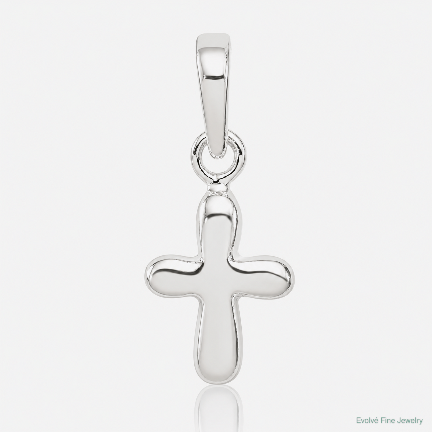 Sterling Silver Cross Pendant - Lifestyle View