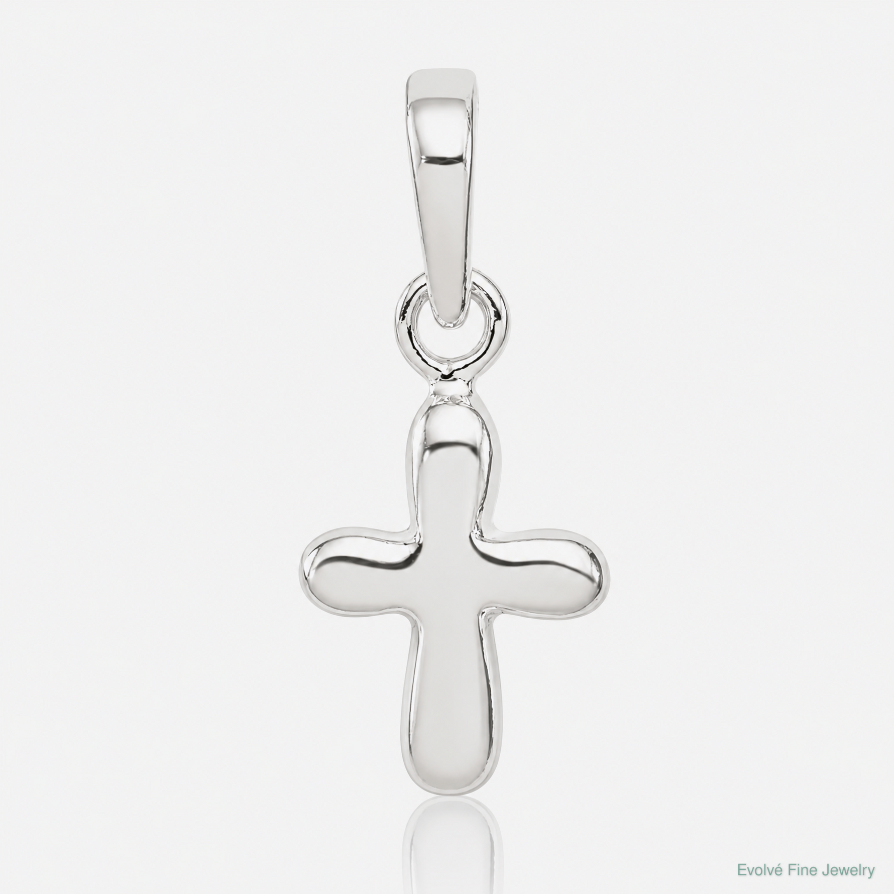 Sterling Silver Cross Pendant - Lifestyle View