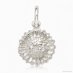 Sterling Silver Sunflower Charm - Lifestyle View