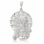 Sterling Silver Ecce Homo Pendant - Lifestyle View