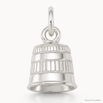 Sterling Silver Thimble Charm - Lifestyle View