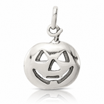 Sterling Silver Pumpkin Charm - Lifestyle View