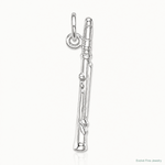 Sterling Silver Clarinet Charm - Lifestyle View