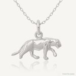Sterling Silver Panther Charm - Lifestyle View