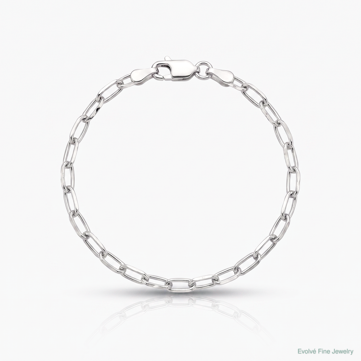 Sterling Silver Rhodium-plated 3.15mm D/C Forzantine Chain - Lifestyle View