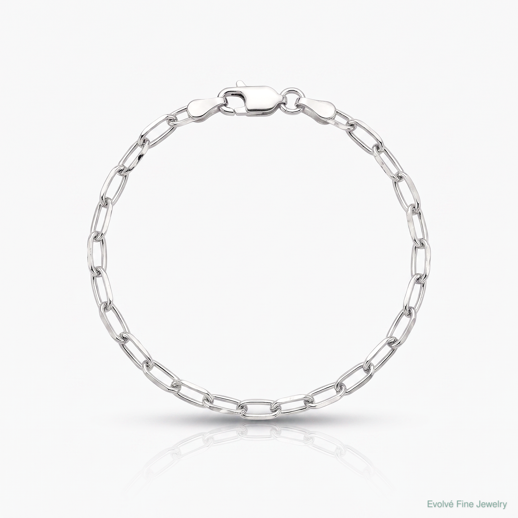 Sterling Silver Rhodium-plated 3.15mm D/C Forzantine Chain - Lifestyle View