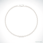 Sterling Silver 3.5mm Rolo Chain - Lifestyle View