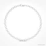 Sterling Silver 5mm Fancy Rolo Chain - Lifestyle View