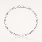 Sterling Silver 2.85mm Figaro Chain - Lifestyle View