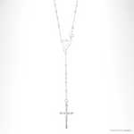 Sterling Silver Crucifix Necklace - Lifestyle View