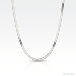 Sterling Silver 3mm Magic Herringbone Chain - Lifestyle View